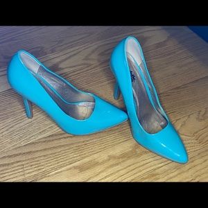 Teal High Heels